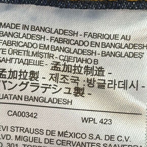 Levi’s 512 Mens Slim Taper Jeans Denim  size W28 x L32 - Picture 6 of 9